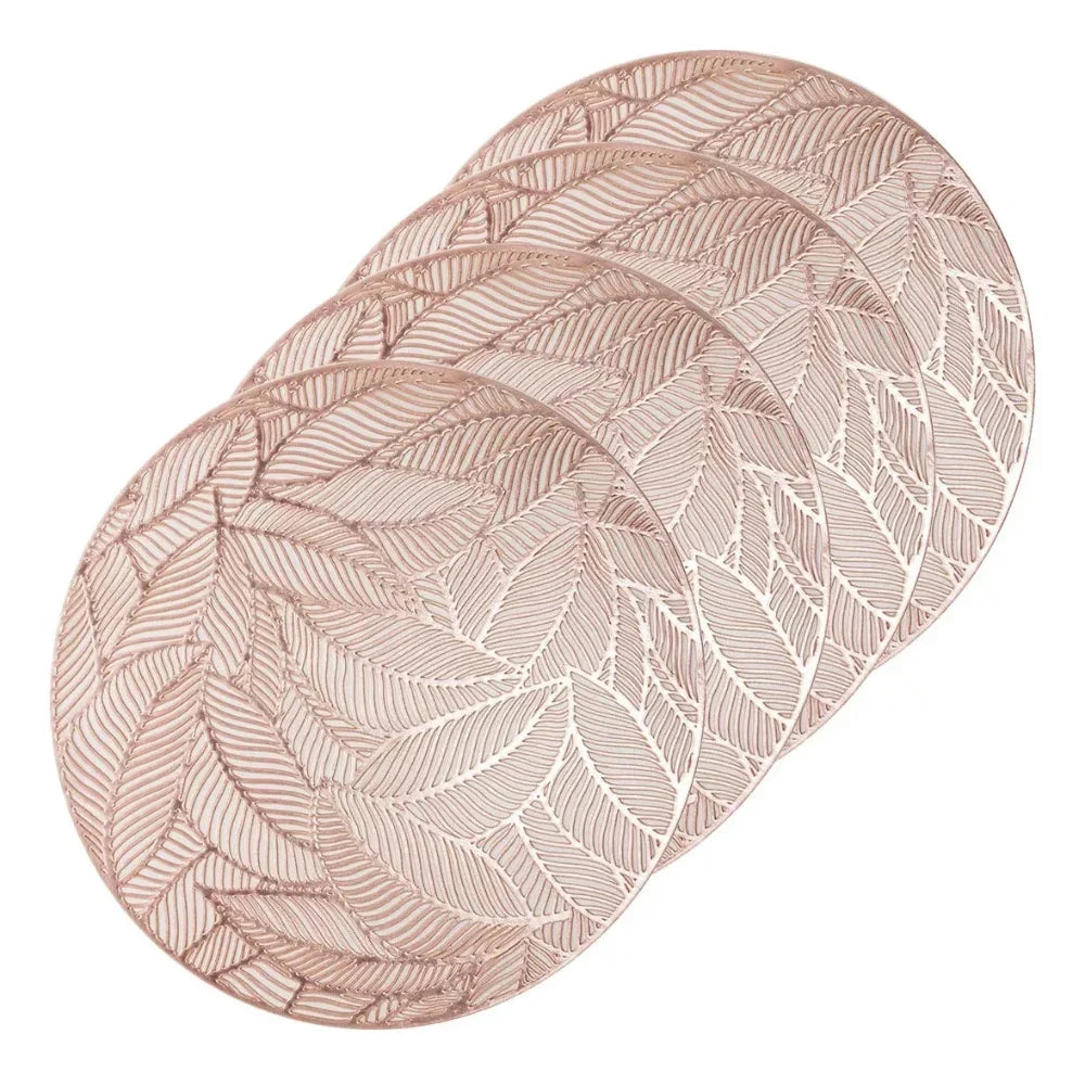 Jogo Americano com até 4 Peças – Tecido Impermeável Antiderrapante em Poliéster