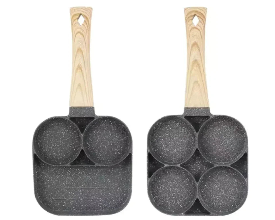 Frigideira Antiaderente com 3 ou 4 Divisórias