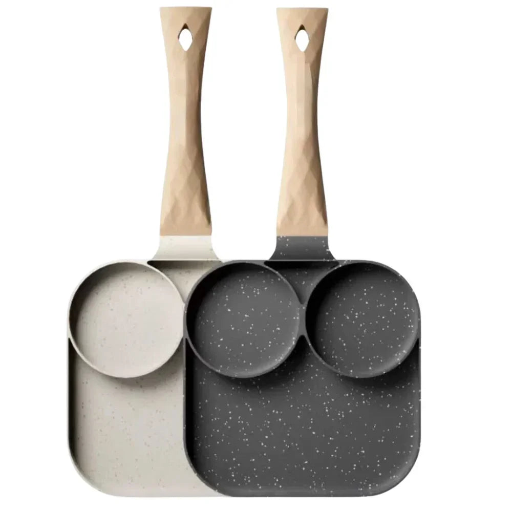 Frigideira Antiaderente com 3 ou 4 Divisórias