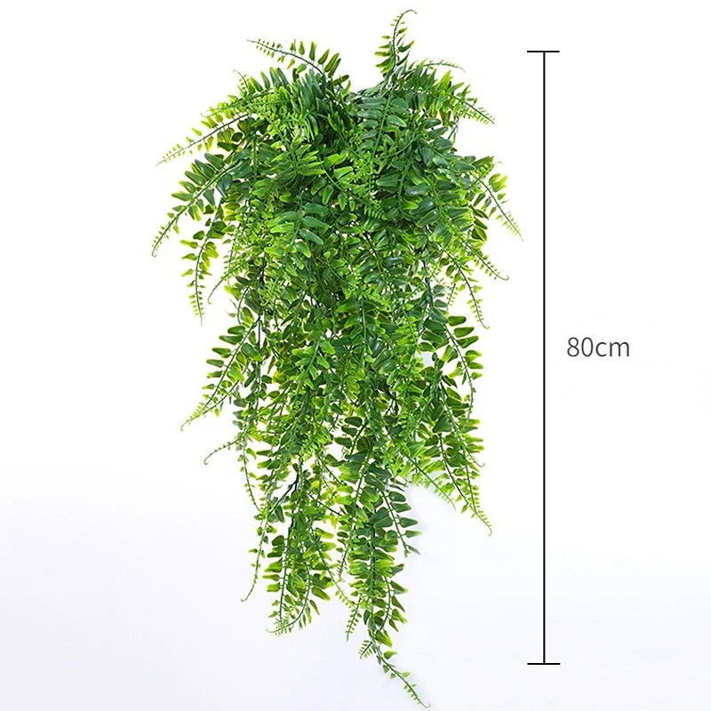 Planta Artificial Pendente 90cm – Folhagem de Hera Plástica para Decoração de Casa, Casamentos e Festas