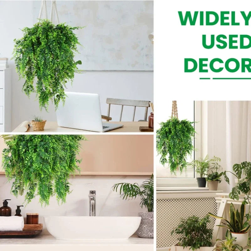 Planta Artificial Pendente 90cm – Folhagem de Hera Plástica para Decoração de Casa, Casamentos e Festas